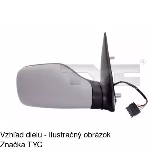 Vonkajšie zrkadlo POLCAR 5706524E - obr. 1