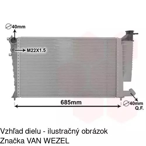 Chladiče vody POLCAR 570708A6 - obr. 4