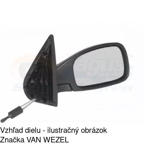 Vonkajšie zrkadlo POLCAR 5707521E - obr. 5