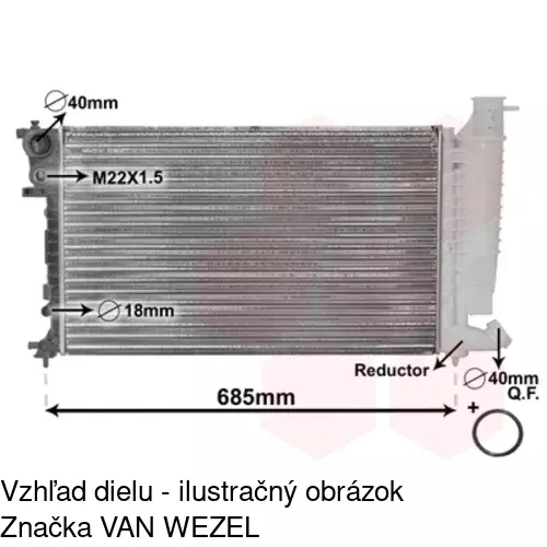 Chladiče vody POLCAR 570808-1 - obr. 4