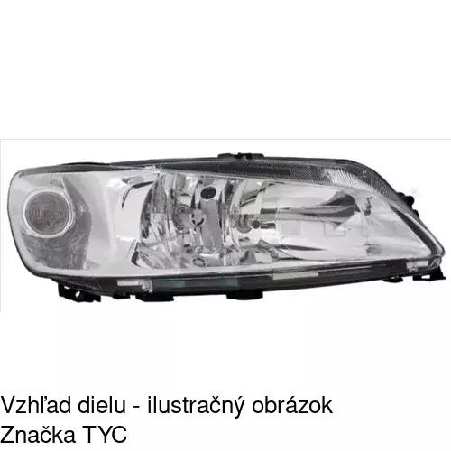 Hlavný reflektor POLCAR 570909-E