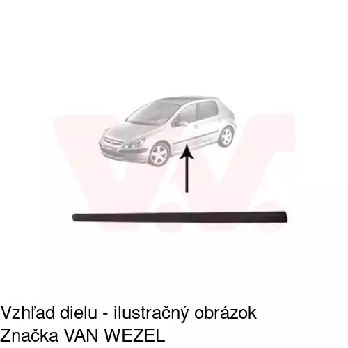 Lišta dverí POLCAR 57100031