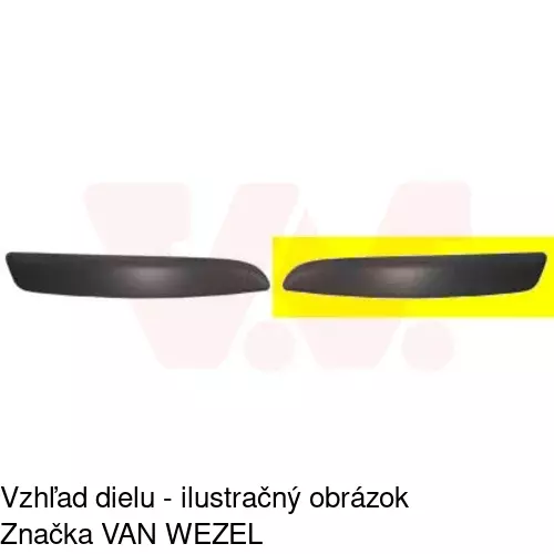 Lišta nárazníka POLCAR 571007-5 - obr. 3