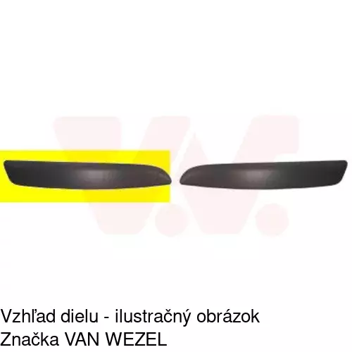 Lišta nárazníka POLCAR 5710076R - obr. 1