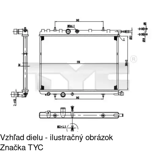 Chladiče vody POLCAR 571008-7 - obr. 4