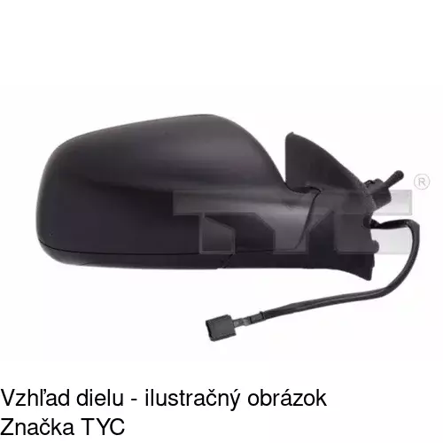 Rám vonkajšieho zrkadla POLCAR 571054TM