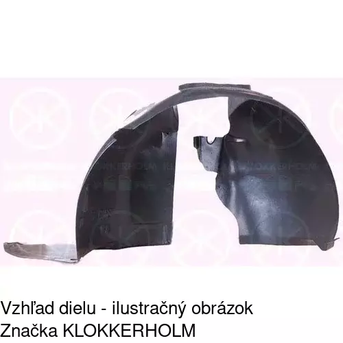 Podblatník (plast) POLCAR 5710FL1T