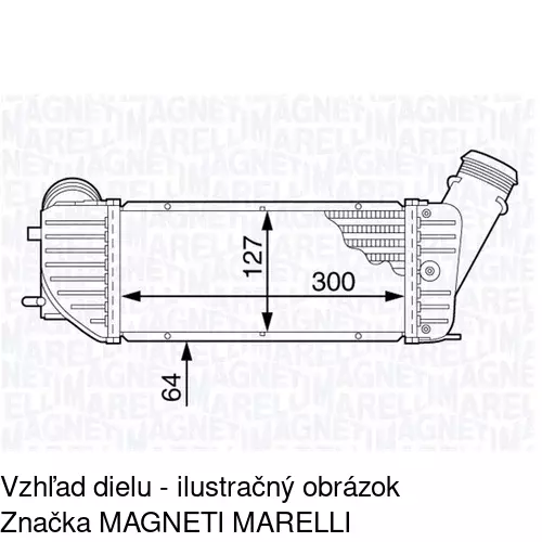 Chladiče vzduchu (Intercoolery) POLCAR 5710J81X