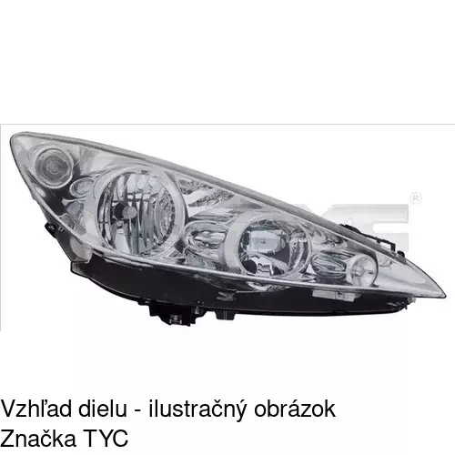 Hlavný reflektor POLCAR 5712100E - obr. 1