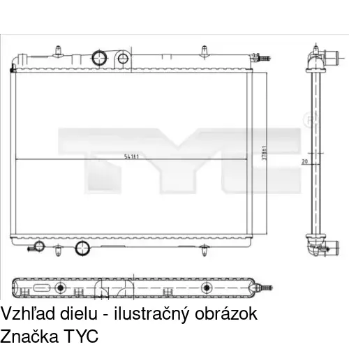 Chladiče vody POLCAR 572308-7