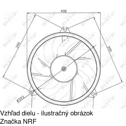 Ventilátory chladičov POLCAR 572323W4 - obr. 1