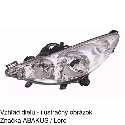 Hlavný reflektor POLCAR 572409-E - obr. 4