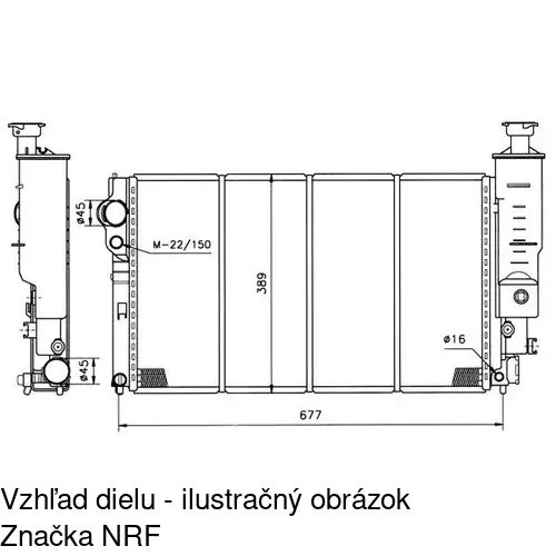 Chladiče vody POLCAR 574508A4 - obr. 1