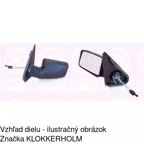 Vonkajšie zrkadlo POLCAR 5745522E