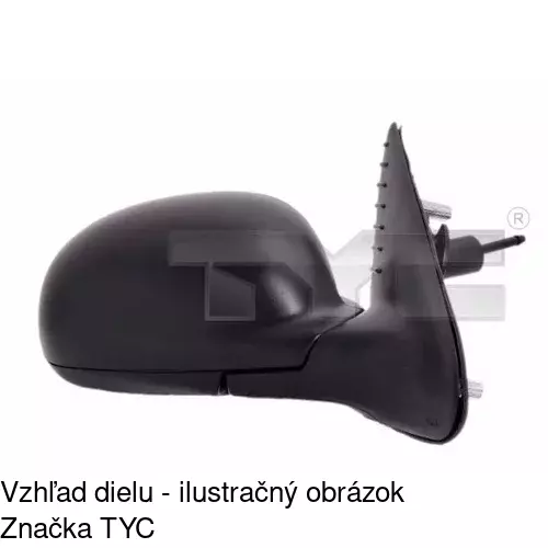 Vonkajšie zrkadlo POLCAR 5746511E