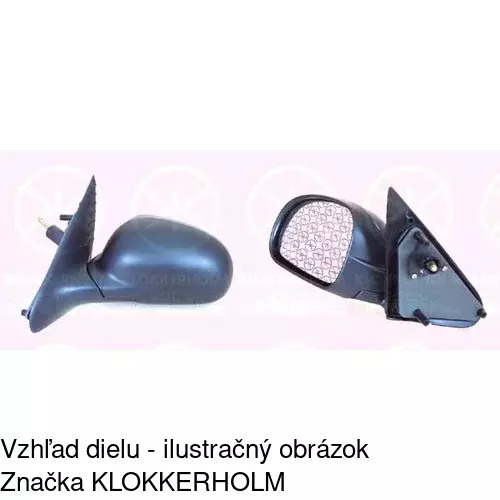 Vonkajšie zrkadlo POLCAR 5746511E - obr. 2