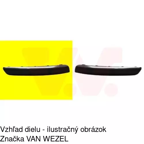 Lišta nárazníka POLCAR 574807-6