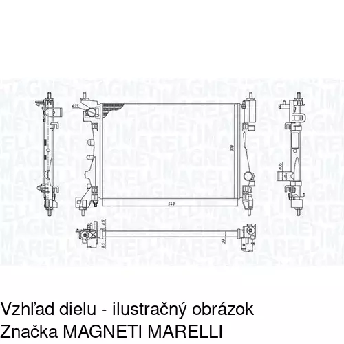 Chladiče vody POLCAR 576008A1