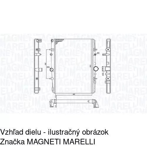 Chladiče vody POLCAR 576608-1 - obr. 1