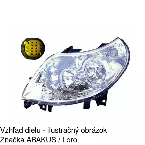 Hlavný reflektor POLCAR 5770090E - obr. 5