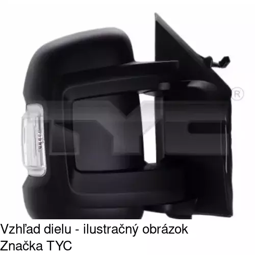 Vonkajšie zrkadlo POLCAR 5770514E