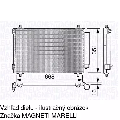 Chladiče klimatizácie POLCAR 5787K8C3