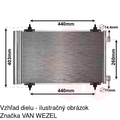 Chladiče klimatizácie POLCAR 5787K8C4S - obr. 3