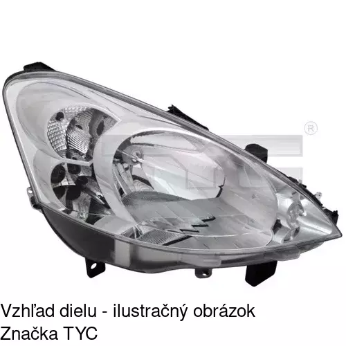 Hlavný reflektor POLCAR 579210-V