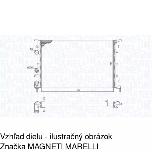 Chladiče vody POLCAR 600708A4 - obr. 1