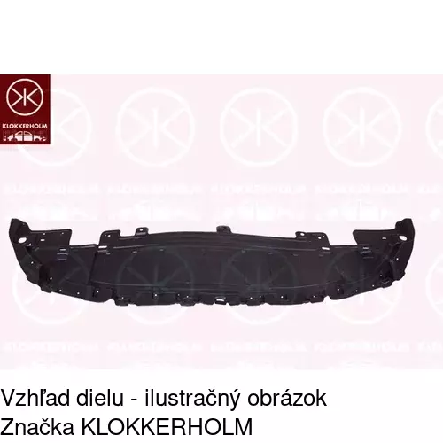 Dolný kryt nárazníka POLCAR 601434-6