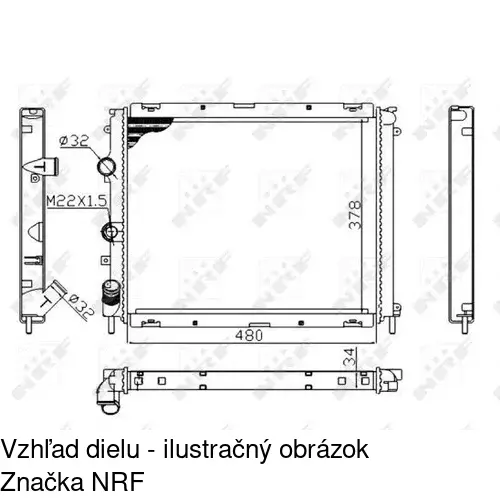 Chladiče vody POLCAR 601508A3 - obr. 2