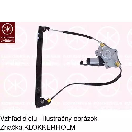 Elektrický mechanizmus okna dverí POLCAR 6015PSE2