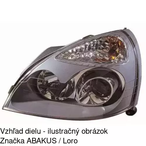 Hlavný reflektor POLCAR 601609-E - obr. 2