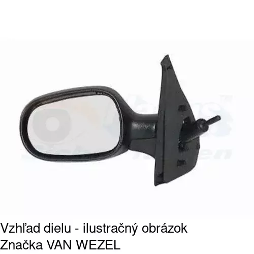 Vonkajšie zrkadlo POLCAR 6016522E - obr. 4