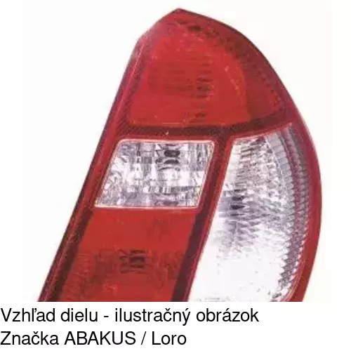 Zadné svetlo POLCAR 6016882V