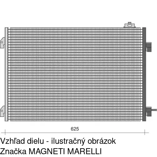 Chladiče klimatizácie POLCAR 6016K82X