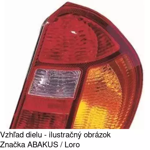 Zadné svetlo POLCAR 601787 - obr. 1