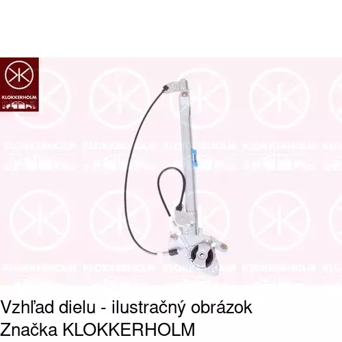 Elektrický mechanizmus okna dverí POLCAR 6037PSE8