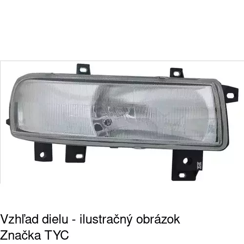 Hlavný reflektor POLCAR 6041091E