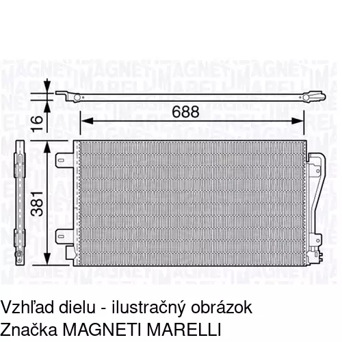 Chladiče klimatizácie POLCAR 6041K83X