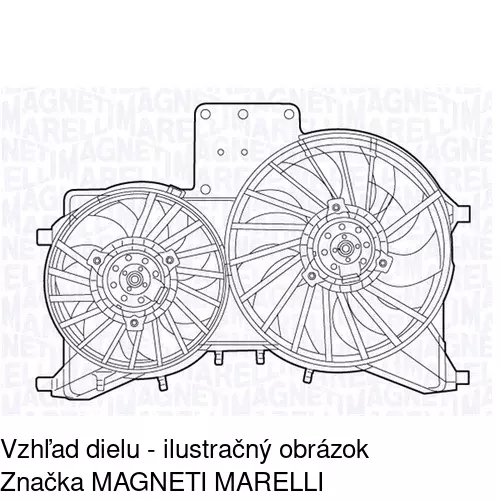 Ventilátory chladičov POLCAR 605323W2 - obr. 1