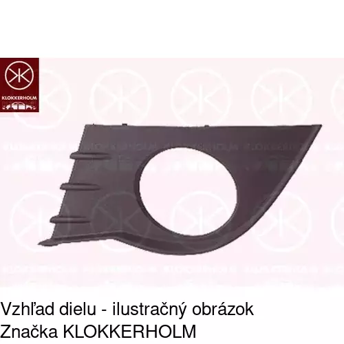 Kryt v nárazníku POLCAR 605527-1