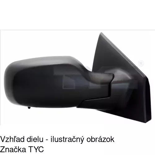 Vonkajšie zrkadlo POLCAR 6055524S