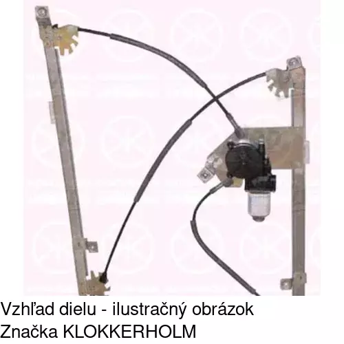 Elektrický mechanizmus okna dverí POLCAR 6055PSE1