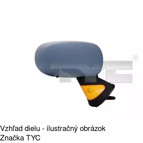 Rám vonkajšieho zrkadla POLCAR 605655PM