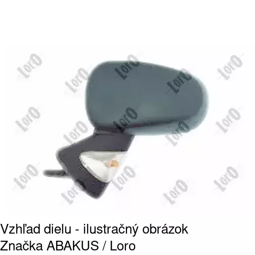 Vonkajšie zrkadlo POLCAR 6058514S