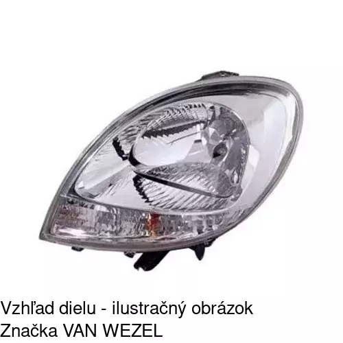 Hlavný reflektor POLCAR 6061096E - obr. 3