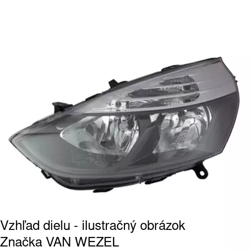 Hlavný reflektor POLCAR 6064095V