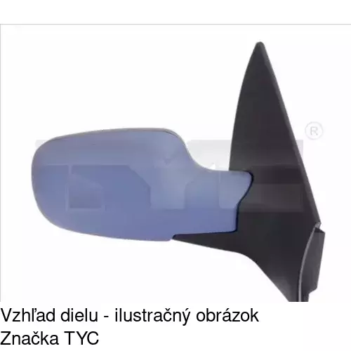 Vonkajšie zrkadlo POLCAR 6071515E - obr. 5