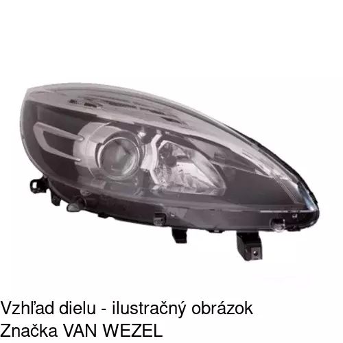 Hlavný reflektor POLCAR 6073105E - obr. 5